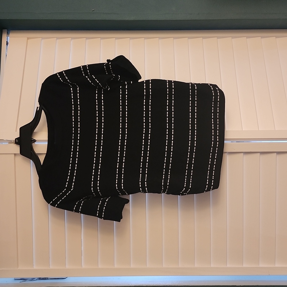 Apt 9 striped short sleeved sweater